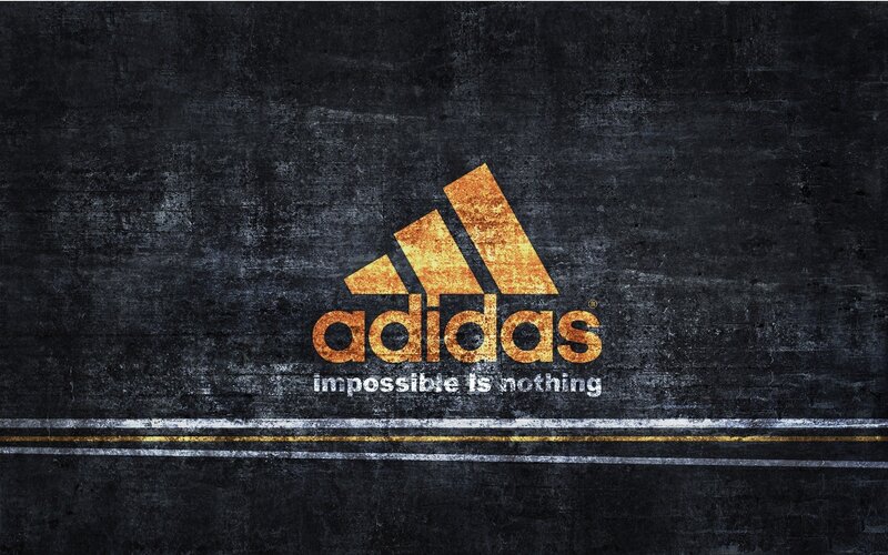 Adidas logo on textured background