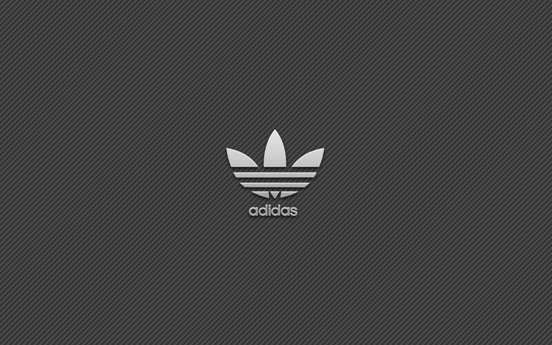 Adidas Logo on Textured Background — Gray, Neutral