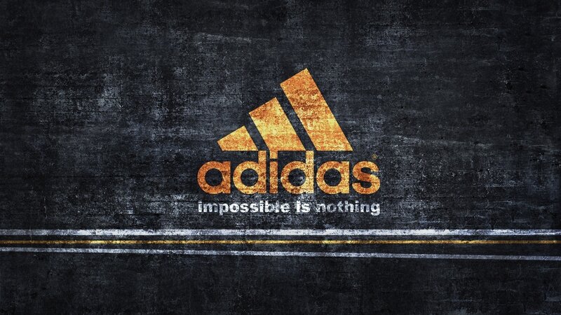 Adidas logo on textured background