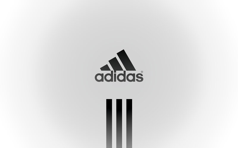 Adidas Logo on White