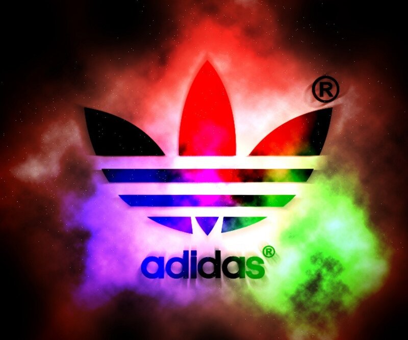 Adidas Logo — Red