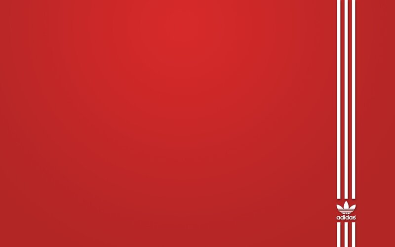 Adidas red background