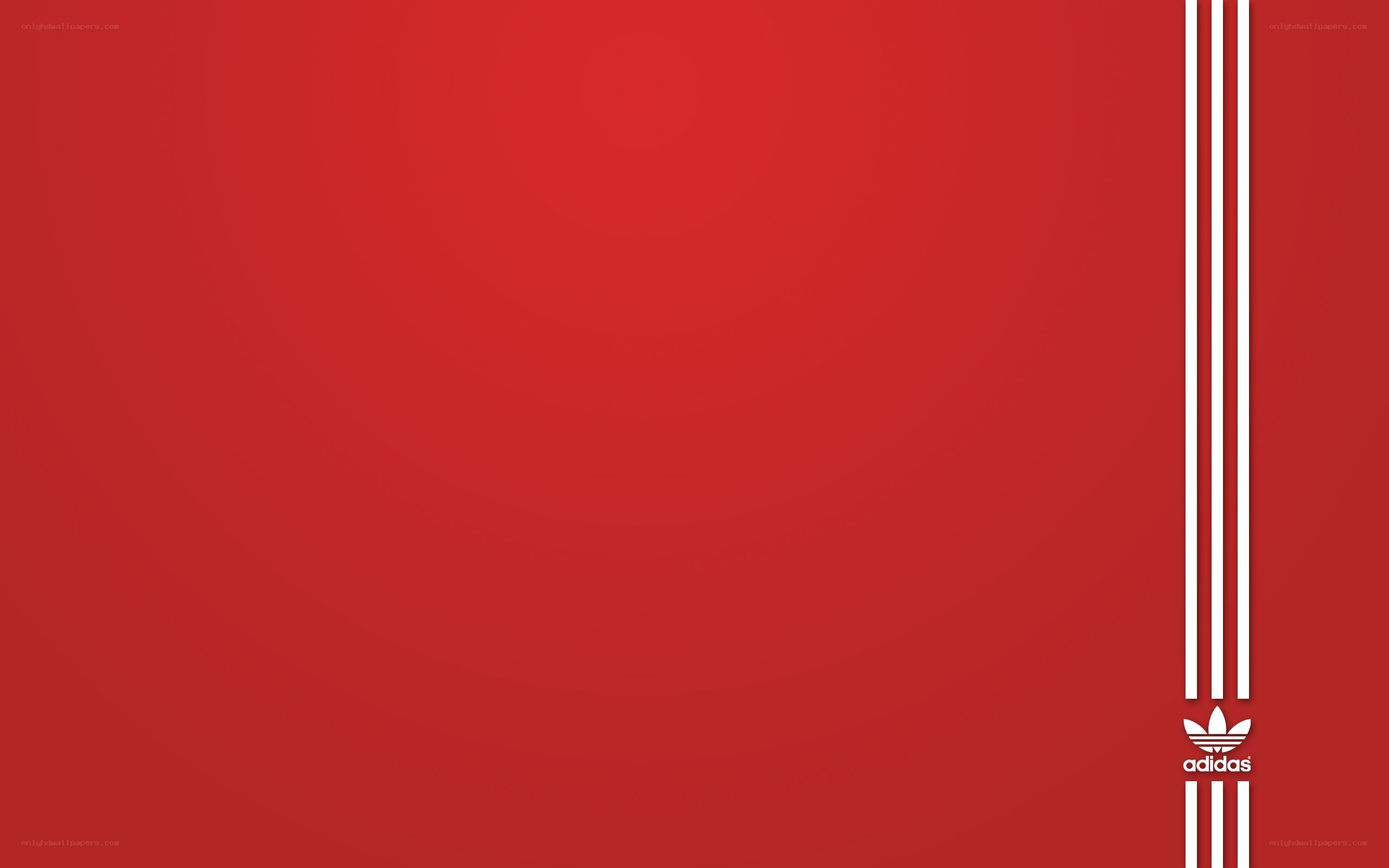 Adidas red background