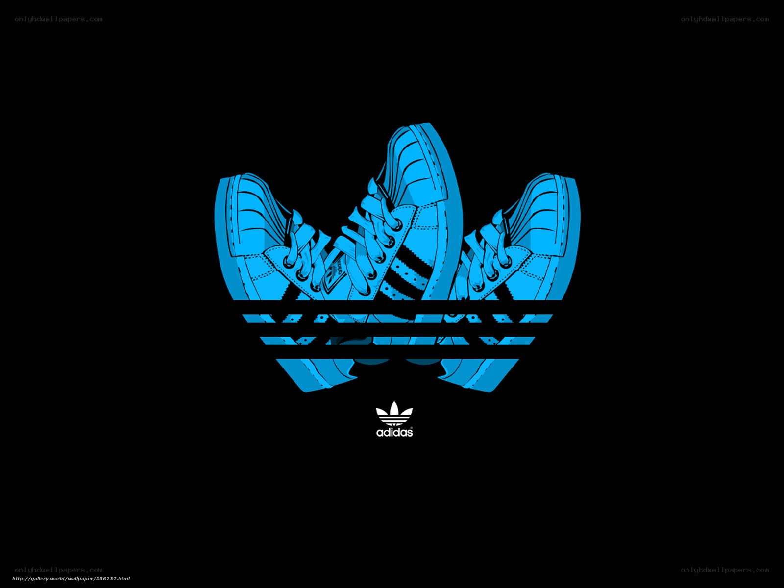 Adidas shoe design wallpaper