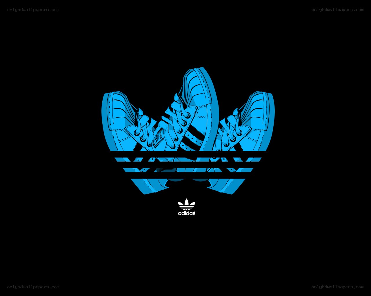 Adidas shoe logo design