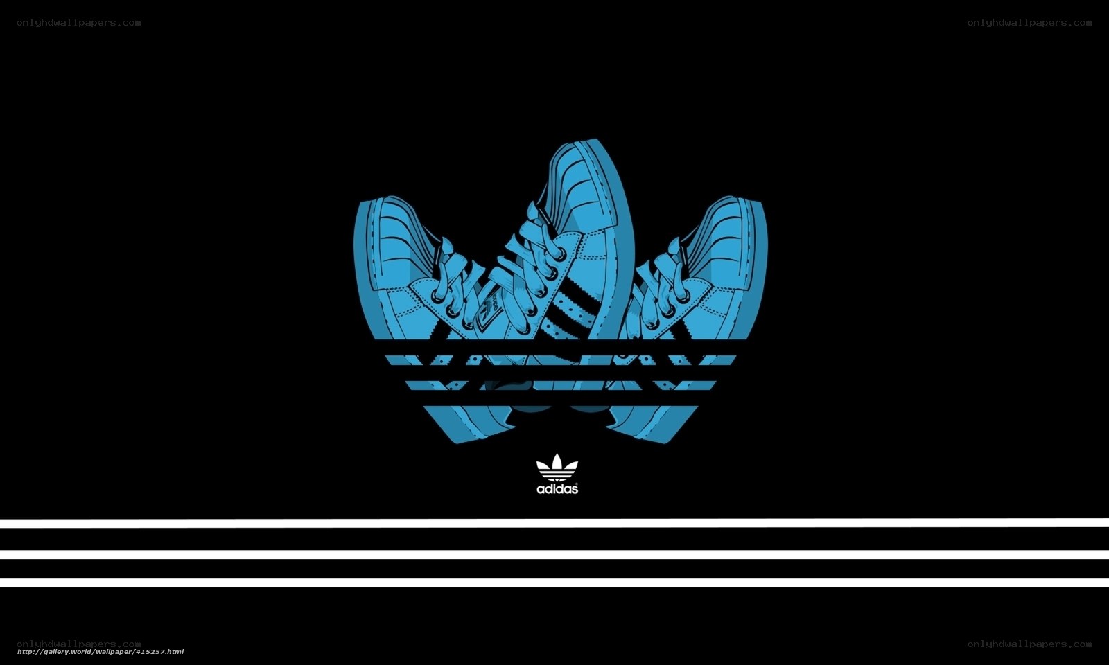 Adidas shoe logo design