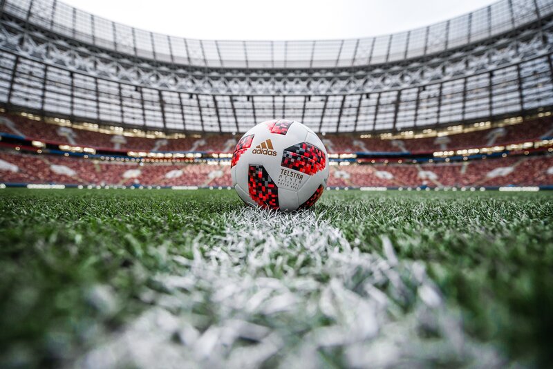 Adidas Soccer Ball — Green, Dramatic