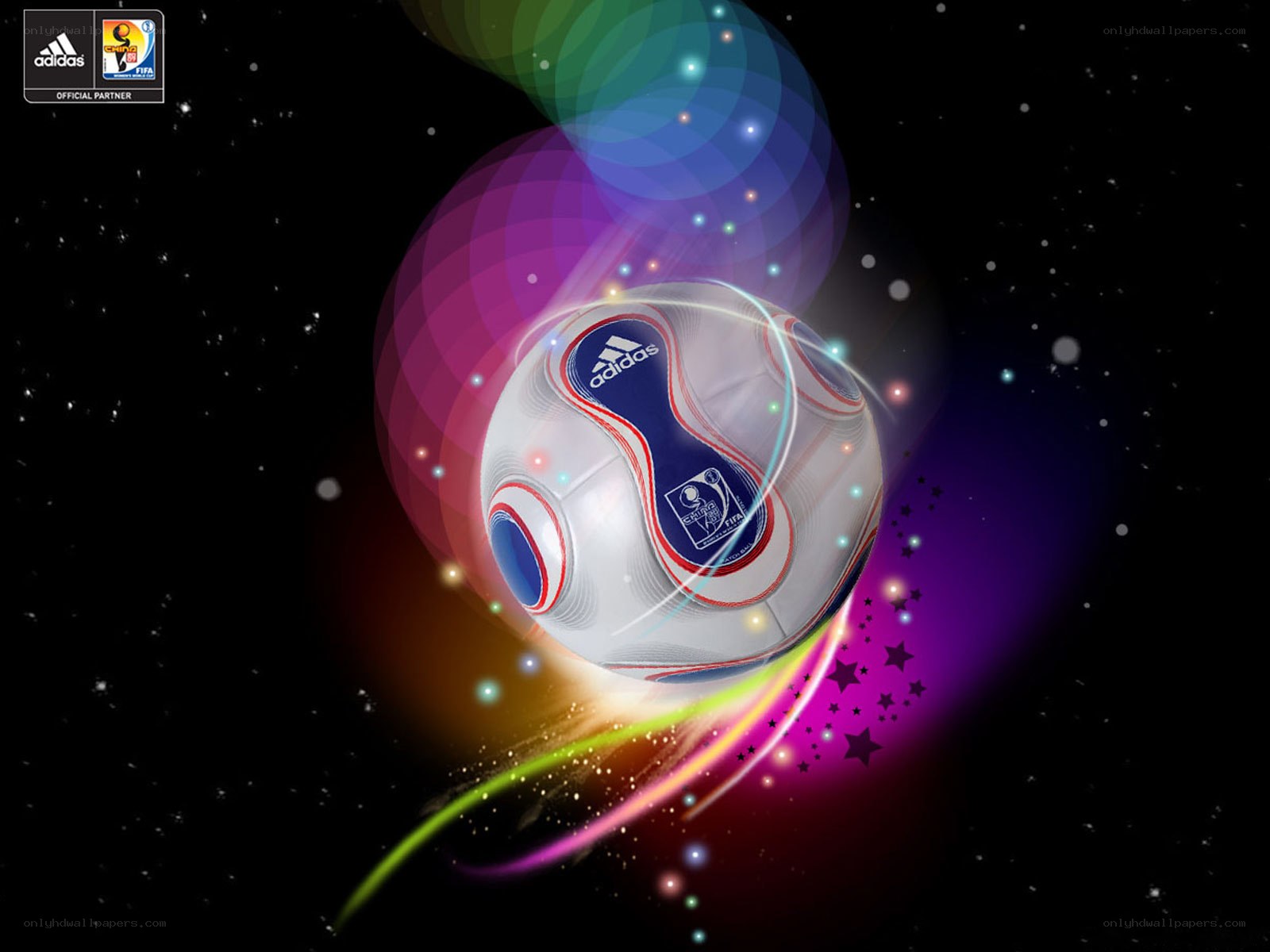 adidas soccer ball in space