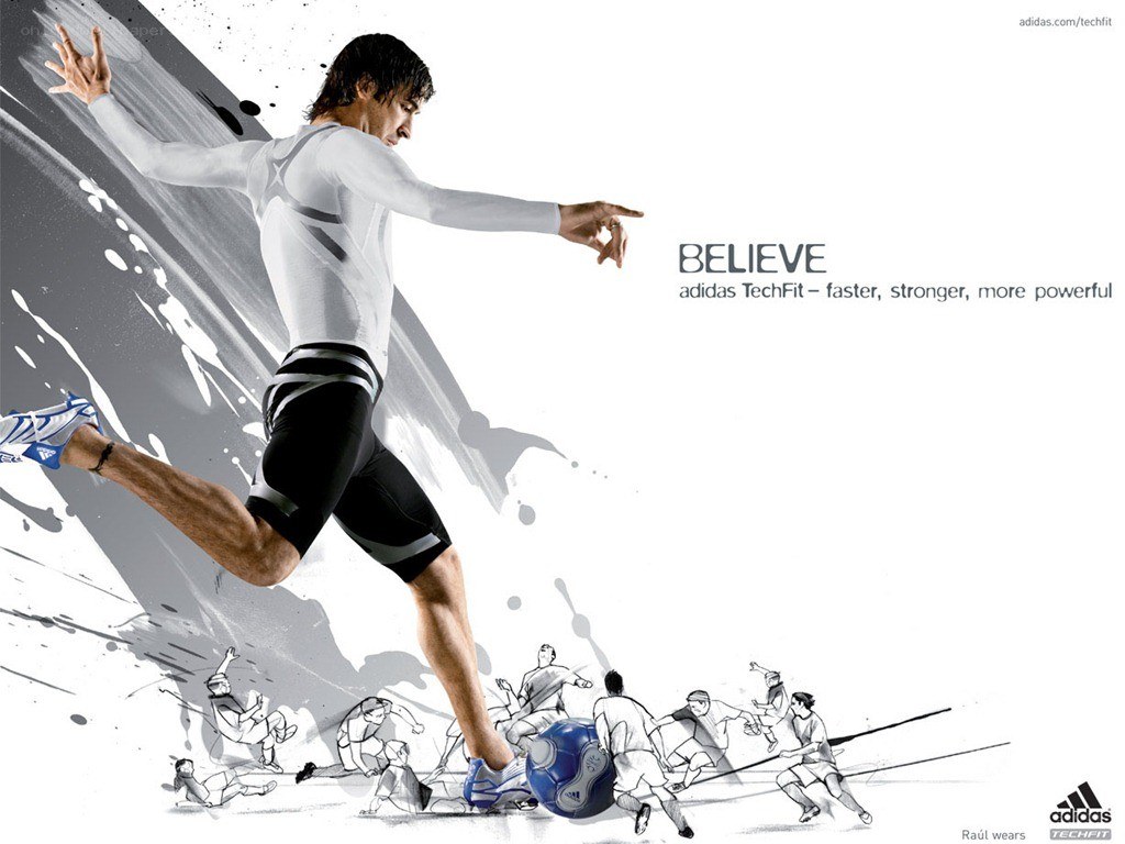 Adidas TechFit soccer ad