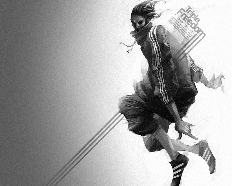 Adidas Triple Freedom artwork