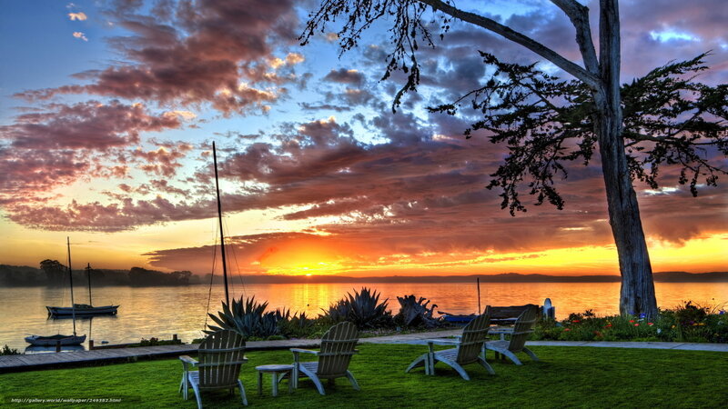 Adirondack Chairs by Lake