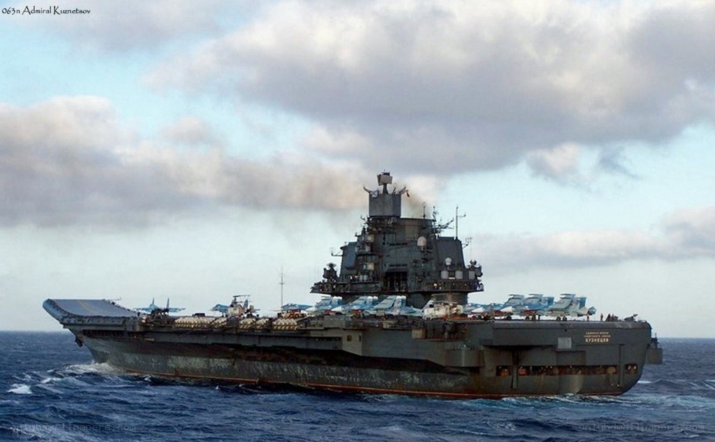 Admiral Kuznetsov aircraft carrier