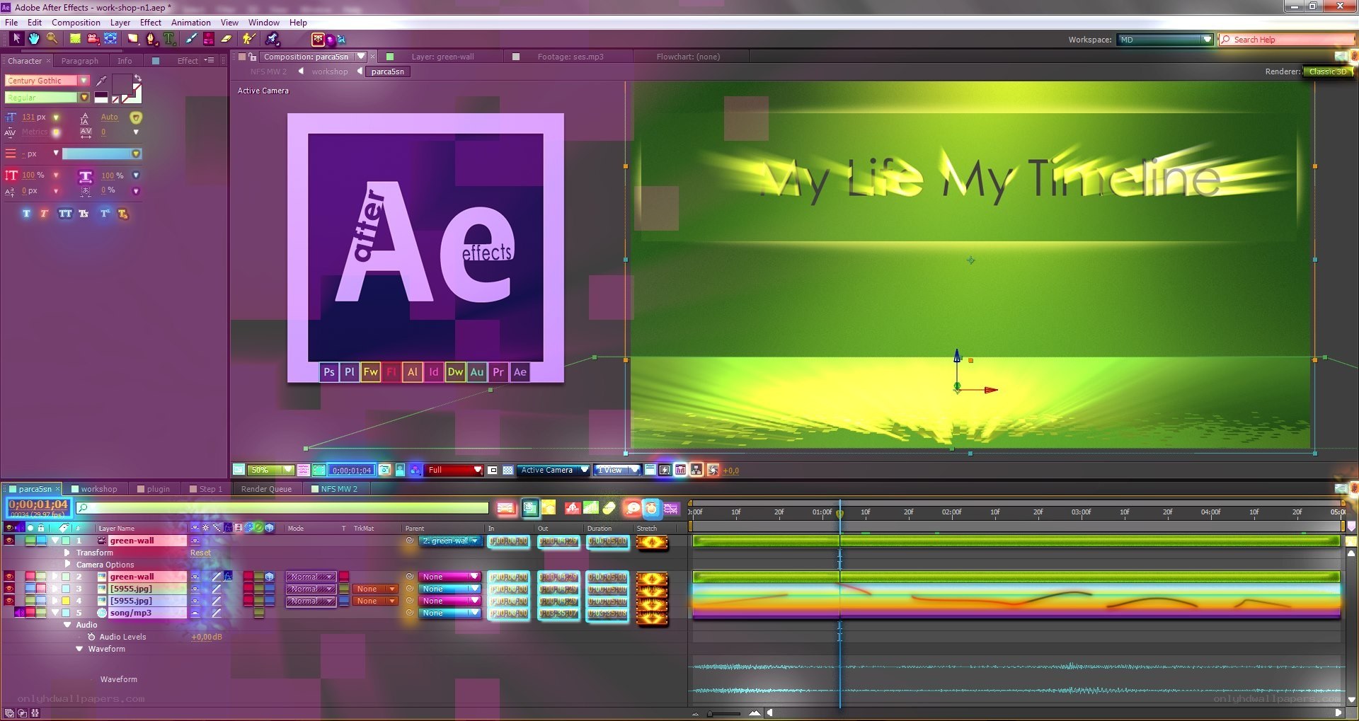 Adobe After Effects interface