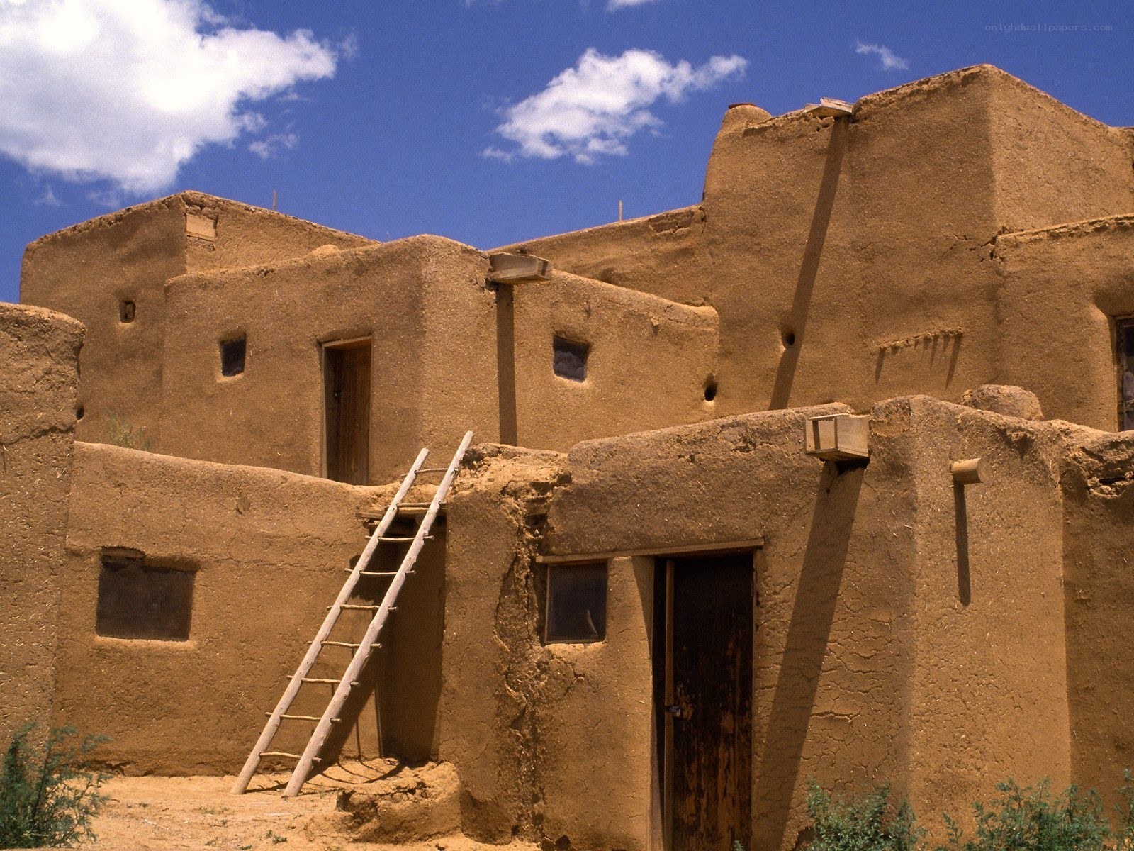 Adobe building in New Mexico