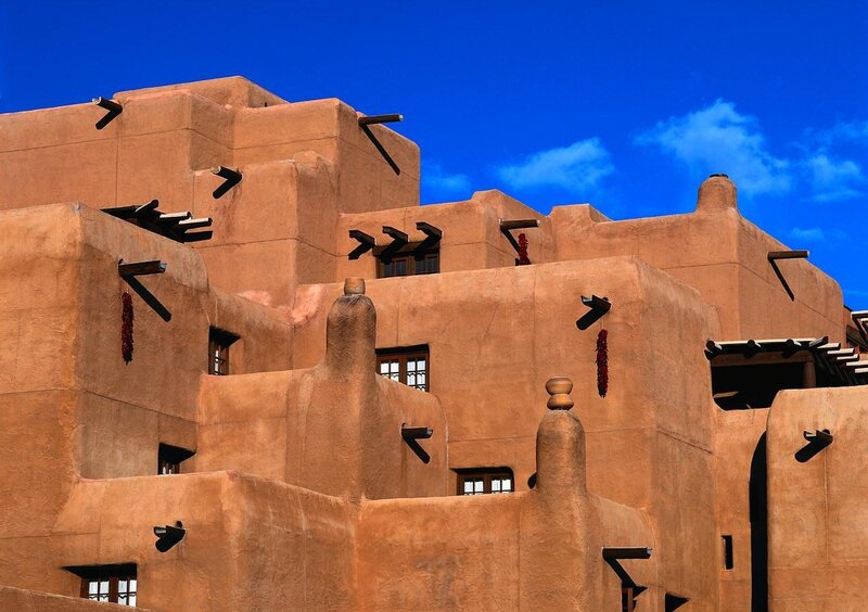 Adobe buildings in Santa Fe