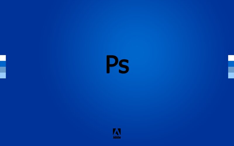 Adobe Photoshop Logo — Blue, Neutral