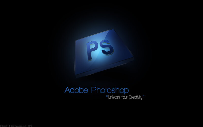 Adobe Photoshop Logo — Blue