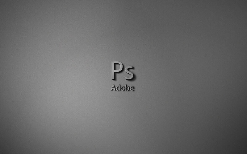 Adobe Photoshop Logo — Gray
