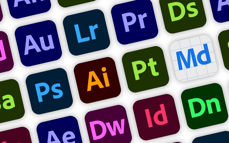 Adobe Software Icons — Green