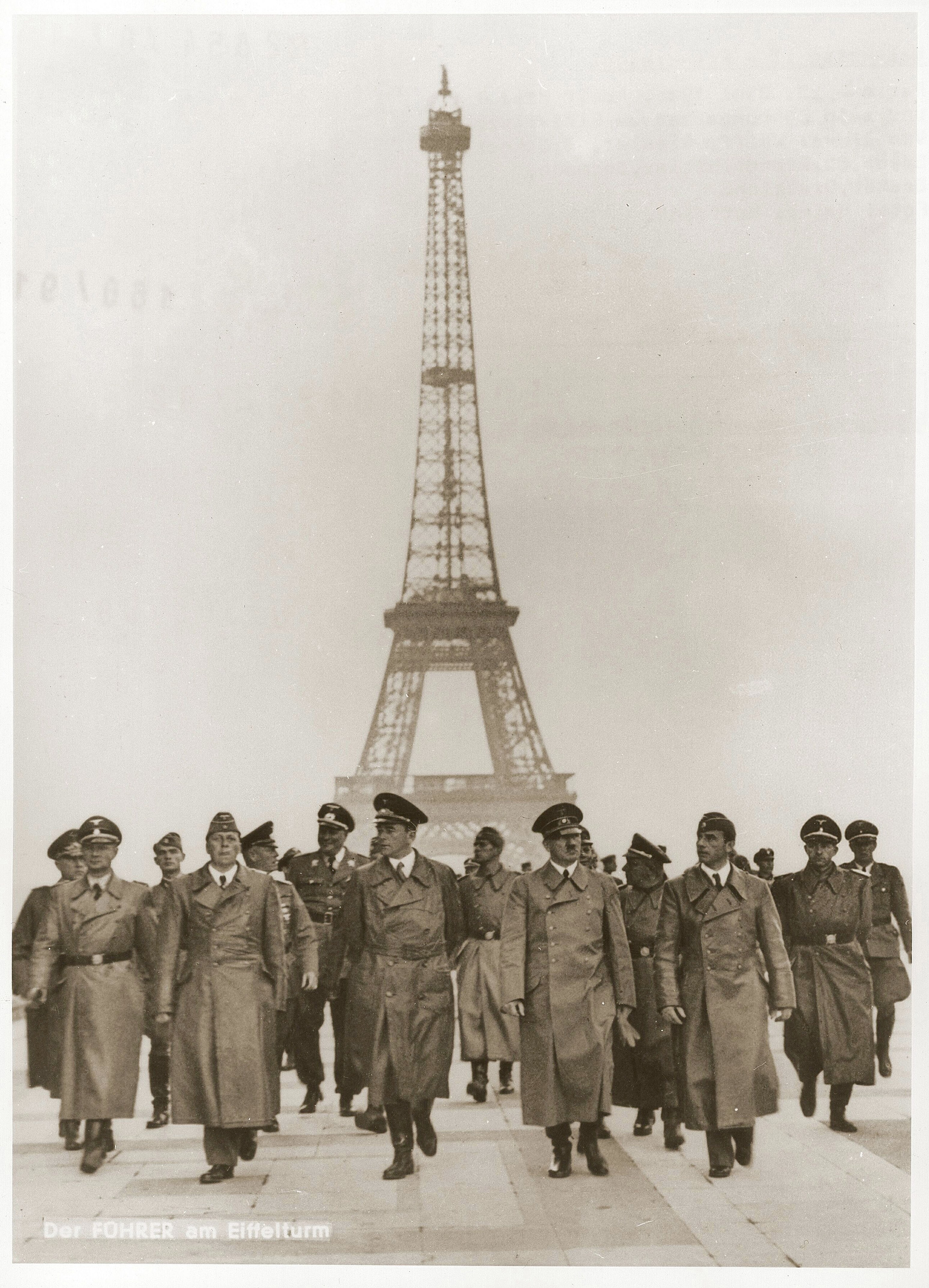 Adolf Hitler at the Eiffel Tower