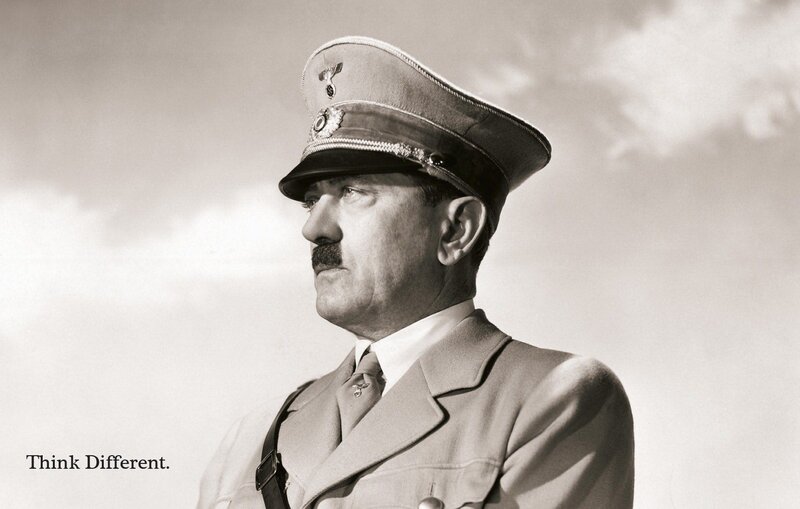 Adolf Hitler in military uniform