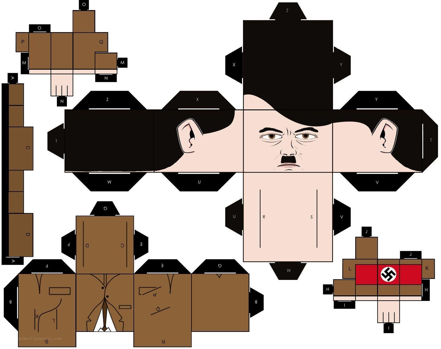 Adolf Hitler paper model
