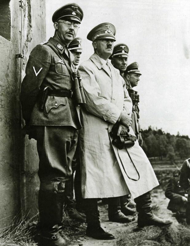 Adolf Hitler with military officials