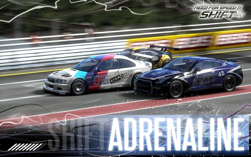 Adrenaline racing action