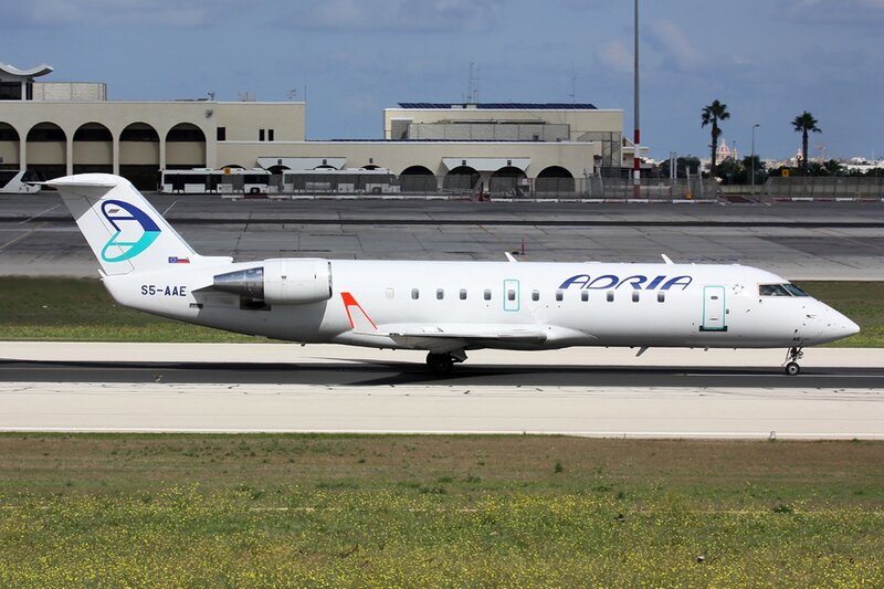 Adria Airplane on Runway