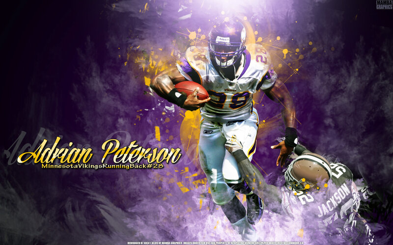 Adrian Peterson Running