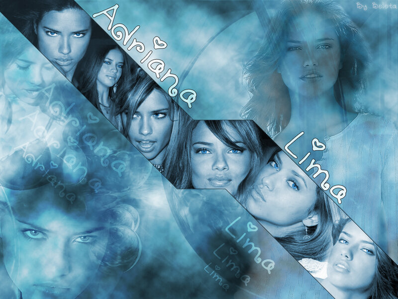 Adriana Lima collage
