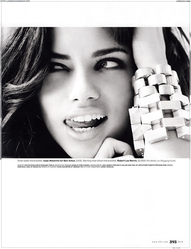 Adriana Lima fashion portrait