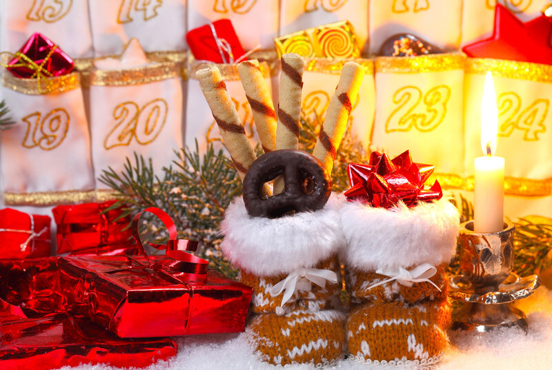 Advent Calendar with Boots