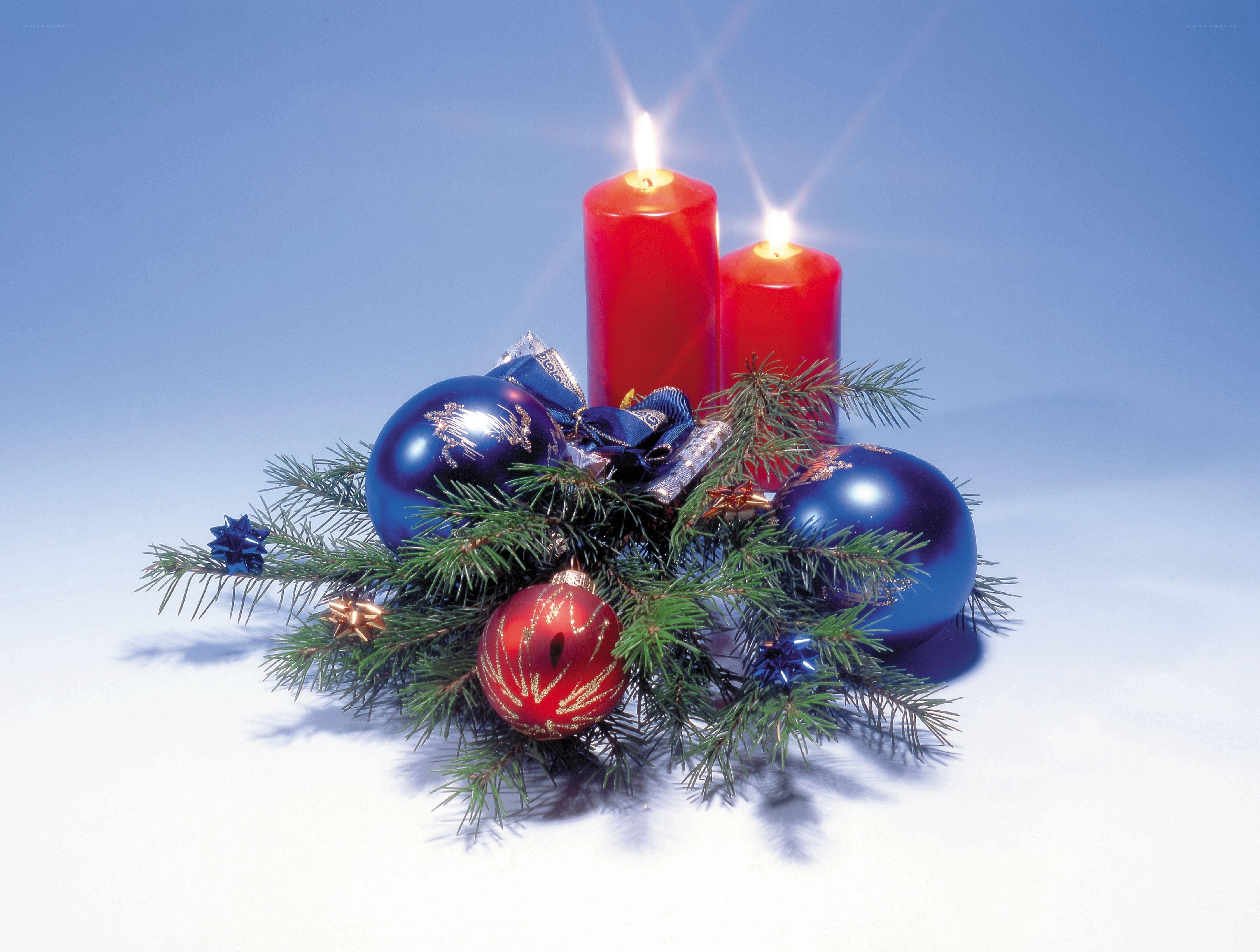 Advent candle arrangement