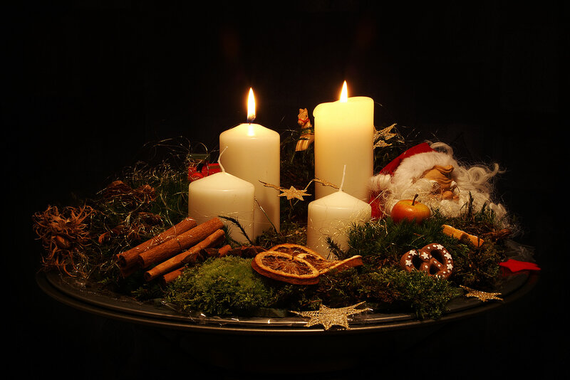 Advent Candle Arrangement — Green