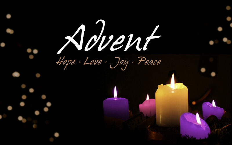 Advent Candles — Black