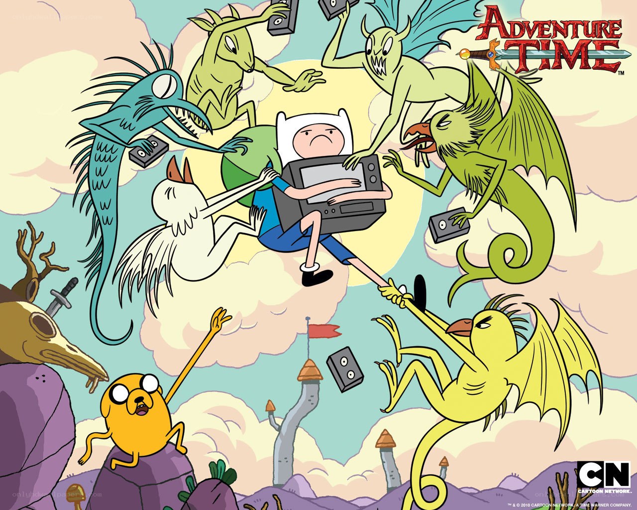 Adventure Time chaos scene