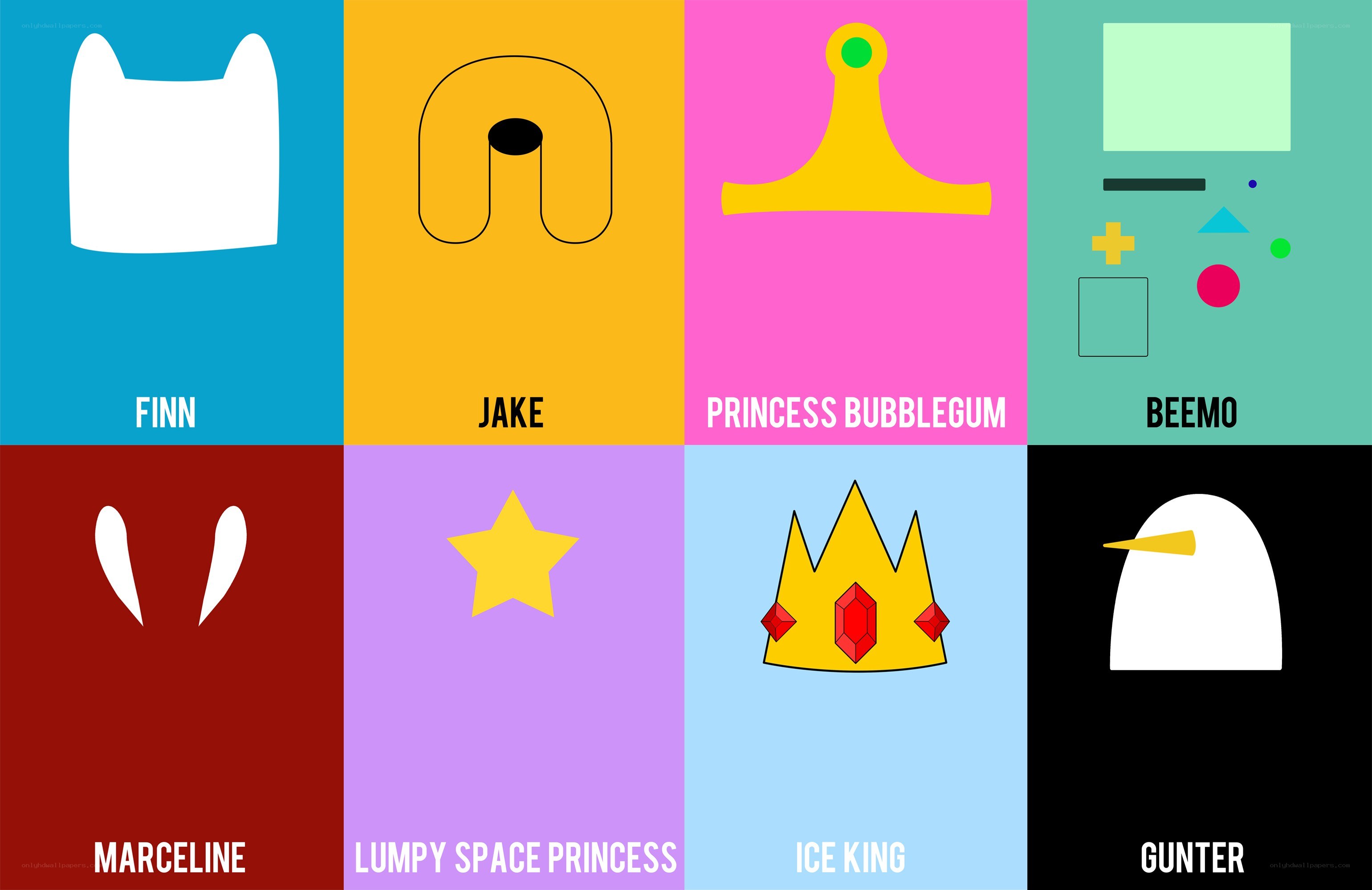 Adventure Time character icons