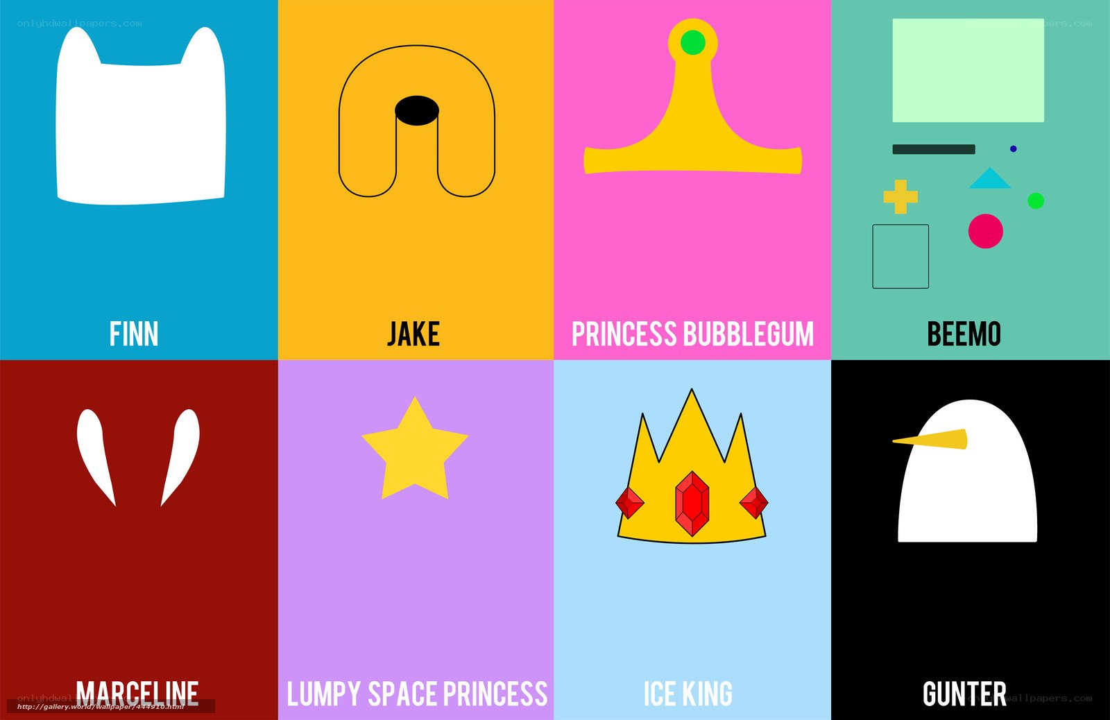 Adventure Time character icons