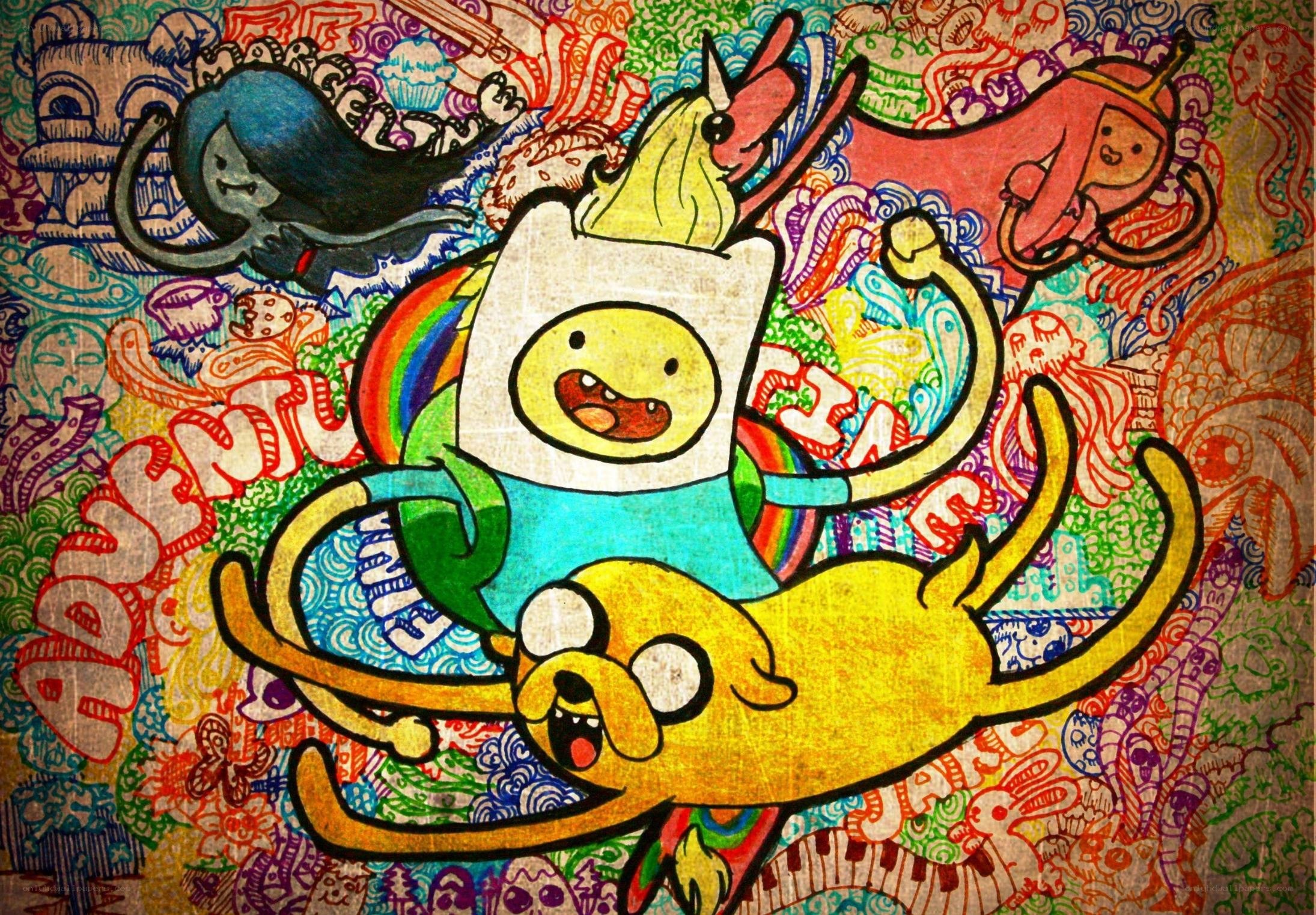 Adventure Time characters art