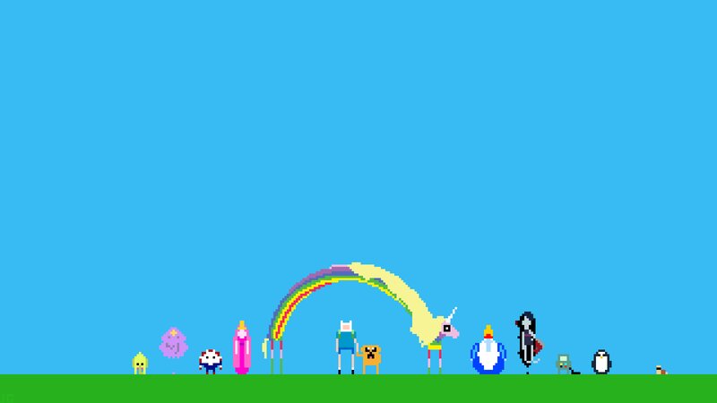 Adventure Time Characters — Blue