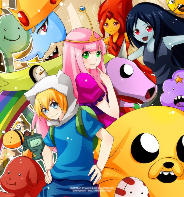 Adventure Time characters group