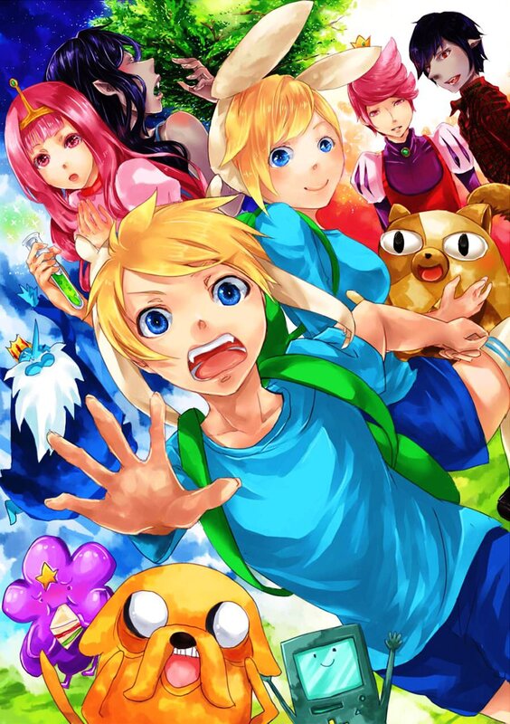 Adventure Time characters group