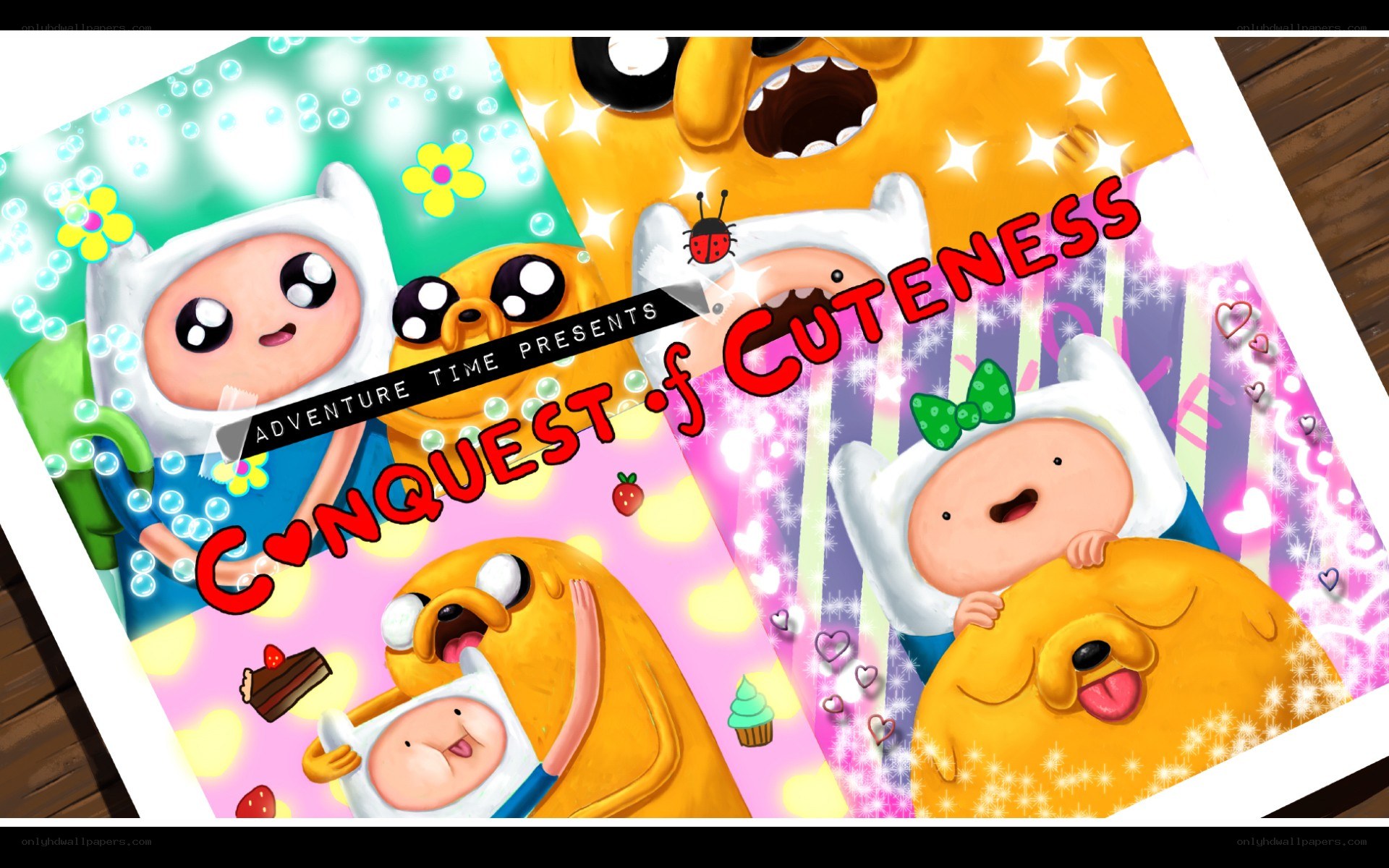 Adventure Time cuteness collage