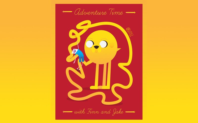 Adventure Time poster art
