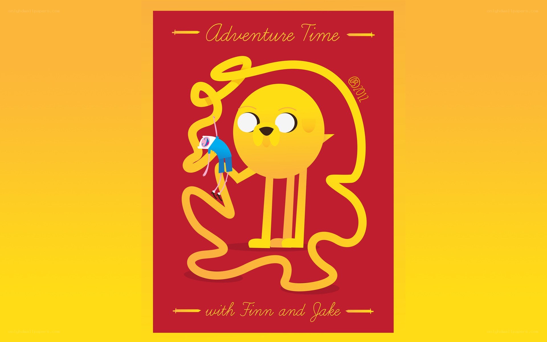 Adventure Time poster art