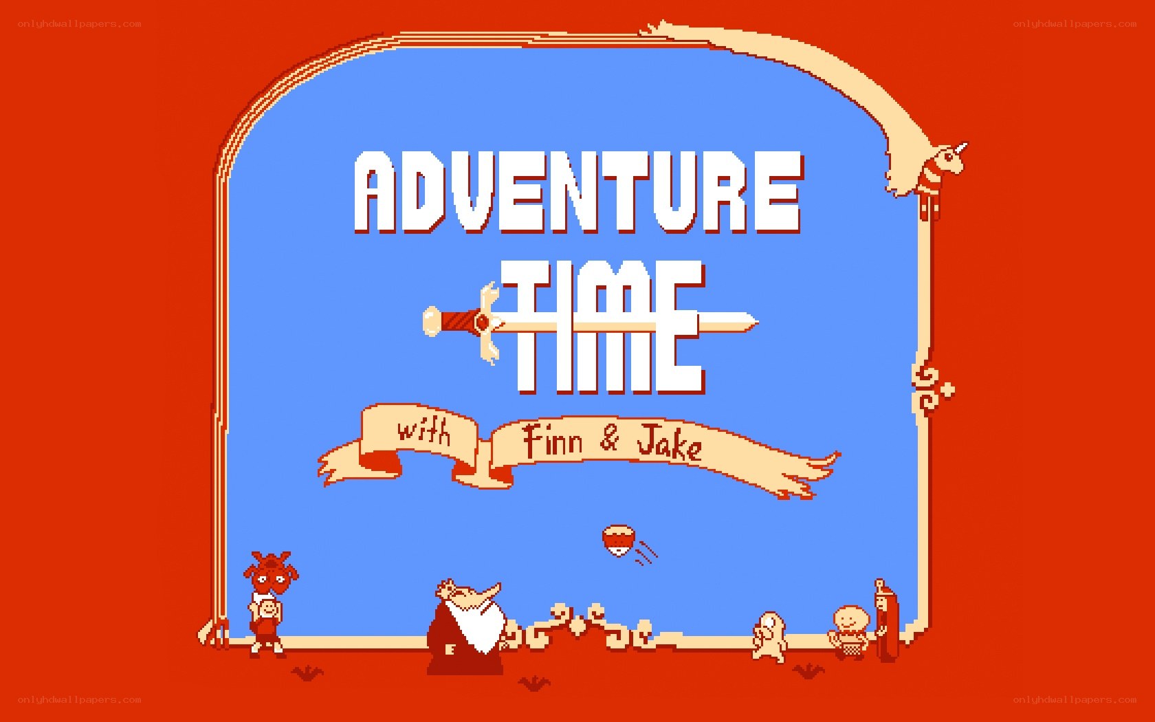 Adventure Time title screen