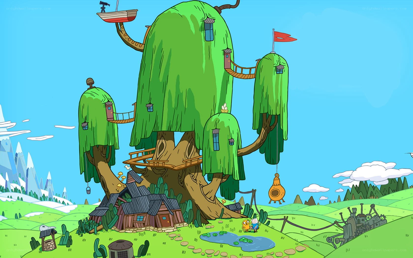 Adventure Time treehouse