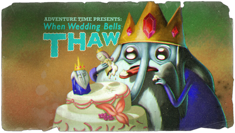 Adventure Time wedding scene