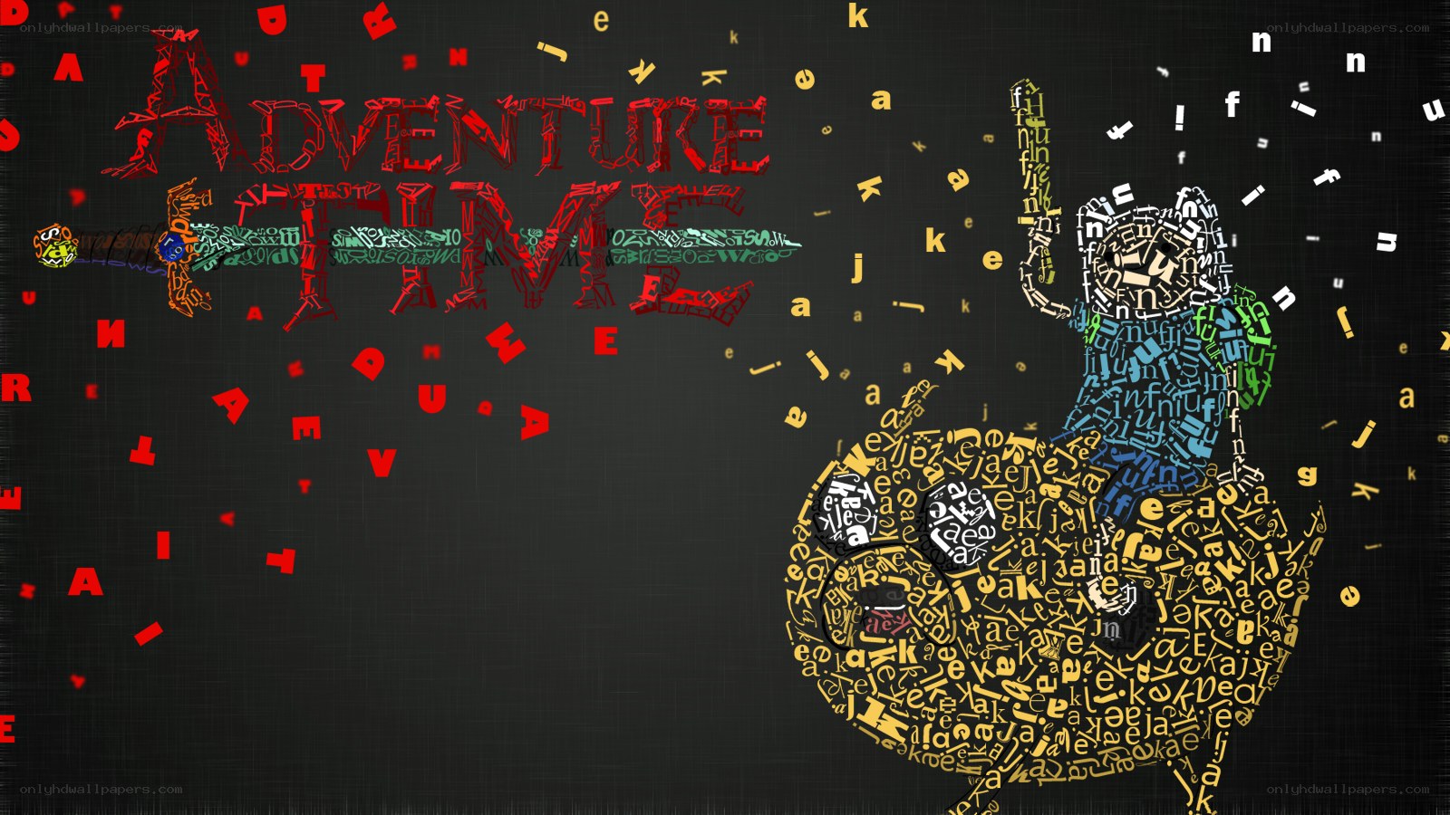 Adventure Time word art